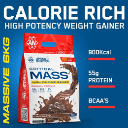 Critical Mass 6kg High Calorie Gainer