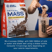 Critical Mass 6kg High Calorie Gainer