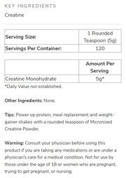 Optimum Nutrition Micronized Creatine Powder (600g)